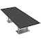Skutchi Designs Rectangle 10 Person Conference Room Table, 48" W, 10 ft L, 29" H, Asian Night HAR-REC-48X119-DOU-ASIANNIGHT - alternate 1